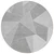 8' Gray Silver And Graphite Round Geometric Washable Indoor Outdoor Area Rug
