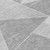 8' Gray Silver And Graphite Round Geometric Washable Indoor Outdoor Area Rug