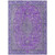 10' X 14' Purple And Gray Medallion Washable Indoor Outdoor Area Rug