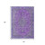 10' X 14' Purple And Gray Medallion Washable Indoor Outdoor Area Rug