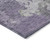 10' X 14' Purple And Gray Abstract Washable Indoor Outdoor Area Rug
