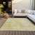 8' X 10' Gold Wheat And Ivory Abstract Washable Indoor Outdoor Area Rug