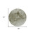 8' Taupe Beige And Brown Round Abstract Washable Indoor Outdoor Area Rug