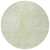 8' Artichoke Green And Ivory Round Geometric Washable Indoor Outdoor Area Rug