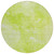 8' Artichoke Green And Lime Green Round Nautical Washable Indoor Outdoor Area Rug