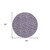8' Purple Lilac And Lavender Round Floral Washable Indoor Outdoor Area Rug