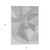 8' X 10' Gray Silver And Graphite Geometric Washable Indoor Outdoor Area Rug