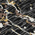 8' Black Ivory And Brown Round Striped Washable Indoor Outdoor Area Rug