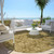 8' Brown And Beige Round Floral Washable Indoor Outdoor Area Rug - Brown, Beige