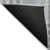 8' Gray Blue And Beige Round Plaid Washable Indoor Outdoor Area Rug