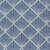 10' X 14' Navy Blue Gray And Ivory Geometric Washable Indoor Outdoor Area Rug
