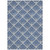 10' X 14' Navy Blue Gray And Ivory Geometric Washable Indoor Outdoor Area Rug - Navy Blue, Gray, Ivory