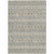 10' X 14' Silver Gray And Gold Floral Medallion Washable Indoor Outdoor Area Rug