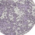 8' Lavender And Ivory Round Abstract Washable Indoor Outdoor Area Rug Transitional Style - Lavender, Ivory Color
