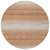 8' Copper And Beige Round Abstract Washable Indoor Outdoor Area Rug - Copper, Beige