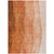 8' X 10' Orange And Copper Ombre Washable Indoor Outdoor Area Rug