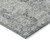 8' X 10' Gray Beige And Charcoal Oriental Washable Indoor Outdoor Area Rug