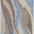 8' X 10' Taupe Tan And Blue Abstract Washable Indoor Outdoor Area Rug