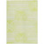9' X 12' Green And White Abstract Washable Indoor Outdoor Area Rug - Green, White