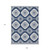 9' X 12' Navy Blue And Ivory Medallion Washable Indoor Outdoor Area Rug - Navy Blue, Ivory