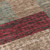 8' Brown And Terra Cotta Round Geometric Washable Indoor Outdoor Area Rug