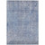 8' X 10' Blue And Ivory Abstract Washable Indoor Outdoor Area Rug - Blue, Ivory