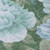 10' X 14' Sky Blue And Taupe Floral Washable Indoor Outdoor Area Rug