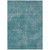 9' X 12' Teal Blue Washable Indoor Outdoor Area Rug