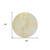 8' Gold Ivory And Beige Round Abstract Washable Indoor Outdoor Area Rug - Gold, Ivory, Beige