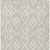8' X 10' Beige And Ivory Trellis Washable Indoor Outdoor Area Rug