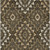 9' X 12' Brown Taupe And Gray Floral Washable Indoor Outdoor Area Rug