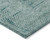9' X 12' Teal Blue And Gray Geometric Washable Indoor Outdoor Area Rug
