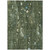 10' X 14' Fern Green And Beige Abstract Washable Indoor Outdoor Area Rug - Fern Green, Beige