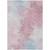 10' X 14' Blush Ivory And Blue Abstract Washable Indoor Outdoor Area Rug