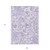9' X 12' Lavender Ivory And Purple Paisley Washable Indoor Outdoor Area Rug