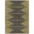 8' X 10' Dark Gray And Gold Abstract Washable Indoor Outdoor Area Rug