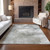 10' X 14' Beige Tan And Gray Abstract Washable Indoor Outdoor Area Rug