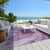 9' X 12' Purple Lilac And Lavender Abstract Washable Indoor Outdoor Area Rug