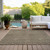 9' X 12' Brown And Beige Geometric Washable Indoor Outdoor Area Rug Transitional Style - Brown, Beige Color