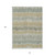10' X 14' Beige Brown And Gray Striped Washable Indoor Outdoor Area Rug