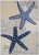 9' X 12' Blue And Gray Starfish Indoor Outdoor Area Rug