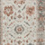 9' X 12' Linen And Ivory Floral Washable Indoor Outdoor Area Rug