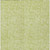9' X 12' Artichoke Green And Ivory Floral Washable Indoor Outdoor Area Rug