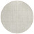 8' Ivory And Beige Round Striped Washable Indoor Outdoor Area Rug