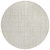 8' Ivory And Beige Round Striped Washable Indoor Outdoor Area Rug - Ivory, Beige