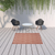 5' X 7' Coral Indoor Outdoor Area Rug