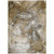 8' X 10' Brown and Gray Abstract Washable Non Skid Indoor Outdoor Area Rug - Brown, Gray