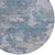 8' Denim Blue And Gray Round Abstract Washable Indoor Outdoor Area Rug - Denim Blue, Gray