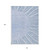 10' X 14' Denim Blue And Sky Blue Abstract Washable Indoor Outdoor Area Rug Transitional Style - Denim Blue, Sky Blue Color