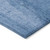 9' X 12' Sky Blue And Navy Blue Nautical Washable Indoor Outdoor Area Rug